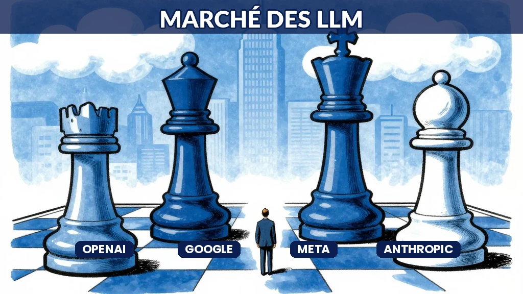 Cartographie du marché des LLM en 2026 avec les forces en présence