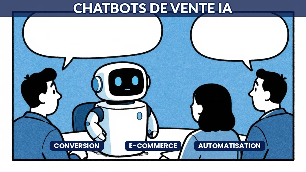 Chatbots de vente propulsés par l'IA pour convertir les prospects en clients