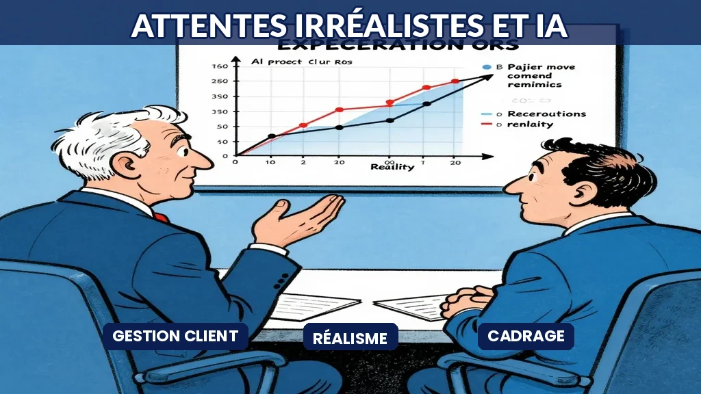 Gestion des attentes irréalistes d'un client sur les capacités de l'IA