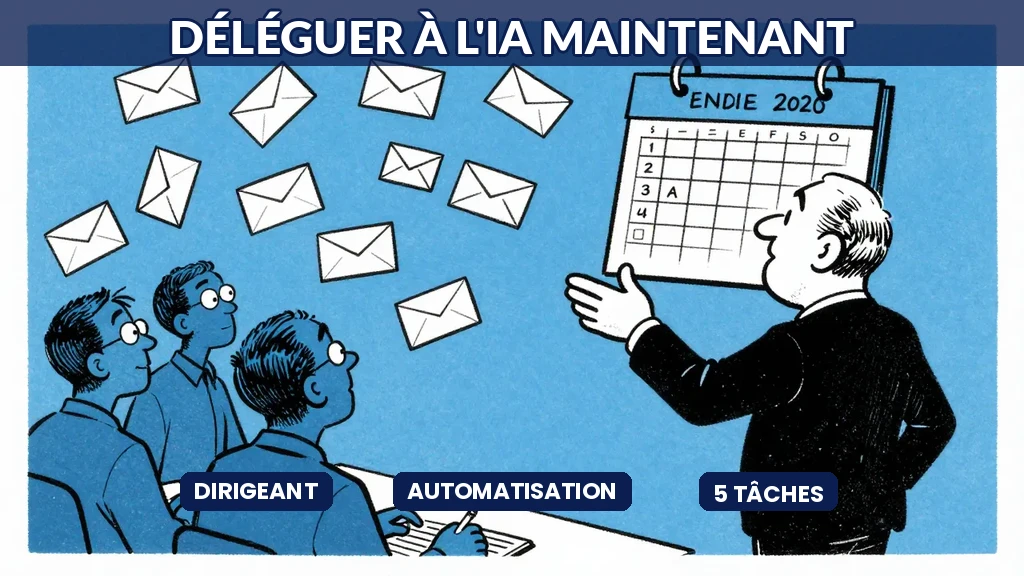 Tâches à déléguer à l'IA pour dirigeants
