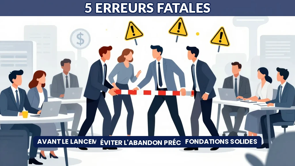 Illustration symbolique montrant une équipe stoppant des erreurs avant qu'elles ne détruisent un projet IA