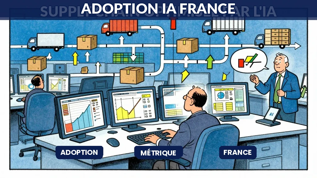 Graphique adoption IA secteur France 2026