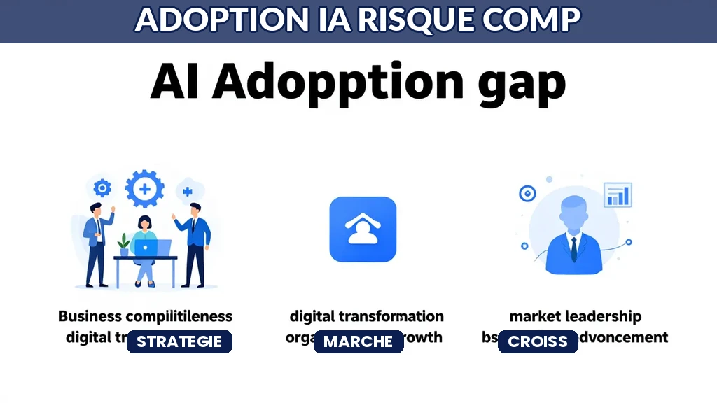 Risque compétitif pour les entreprises tardant à adopter l'intelligence artificielle