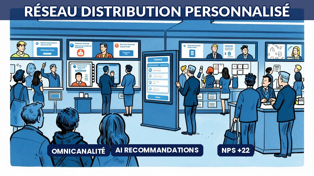 Vendeur assistant par IA pour personnaliser l'expérience client, écrans de recommandations intelligentes, omnicanalité magasin et digital