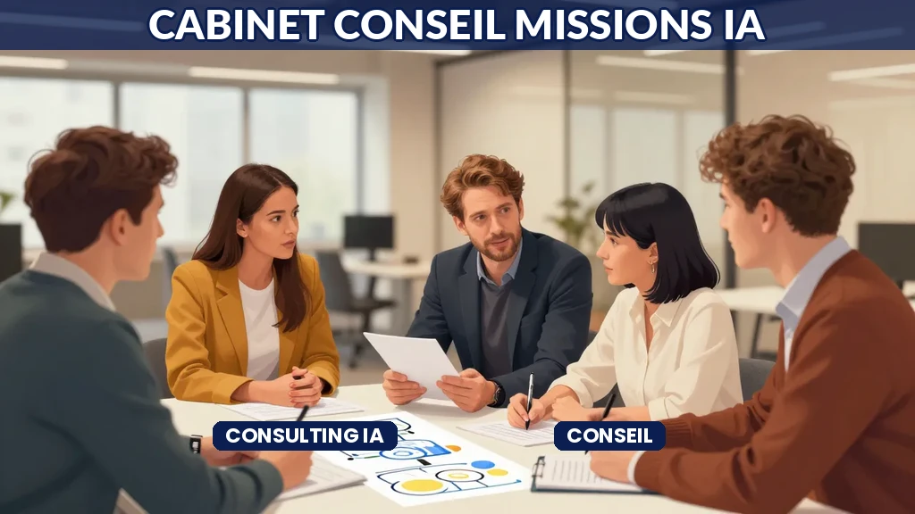 Cabinet de conseil développant ses premières missions IA