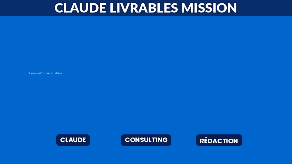 Claude préparant livrables consulting