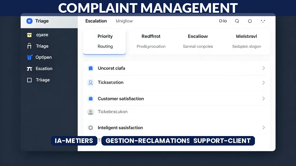 Système de triage automatisé des réclamations avec routing intelligent