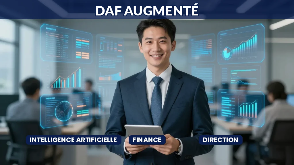 directeur administratif financier utilisant intelligence artificielle pour optimiser la gestion financière