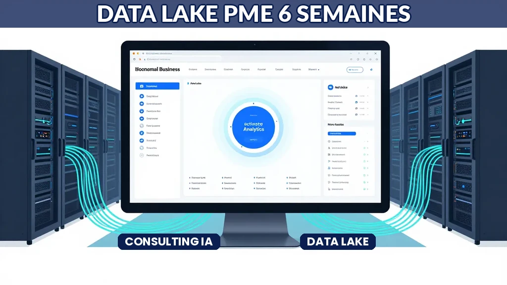 Data lake PME avec infrastructure données consolidée et analytics