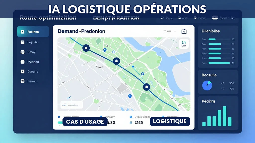 Dashboard logistique IA optimisation routière et prédiction demande
