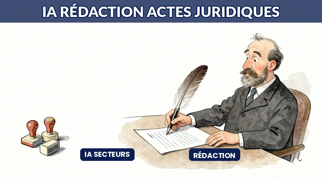 Interface de rédaction intelligente générant un acte juridique