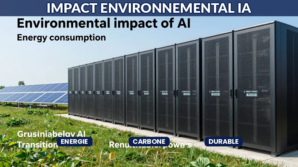 Impact environnemental de l'intelligence artificielle avec données d'énergie