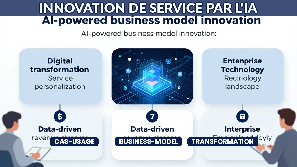 Innovation digitale avec IA et transformation de modèles économiques d'entreprise
