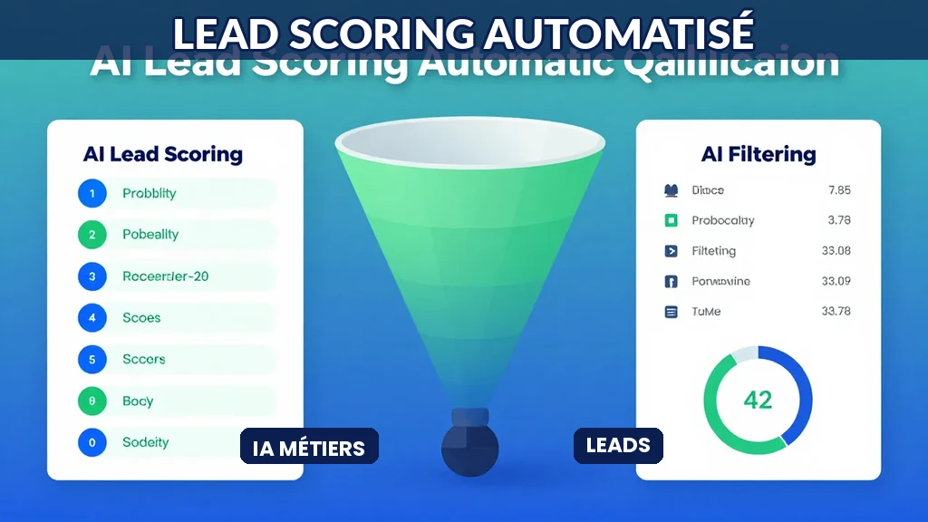 Lead scoring IA qualification automatique leads avec scores conversion