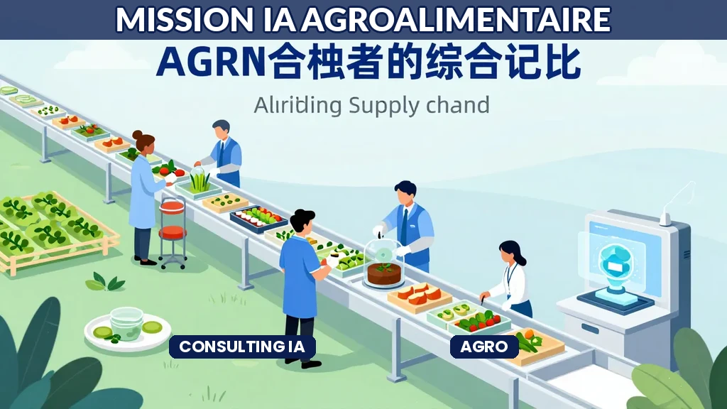 Supply chain agroalimentaire avec traçabilité machine learning