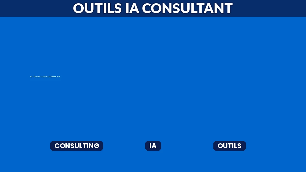 Consultant utilisant outils IA