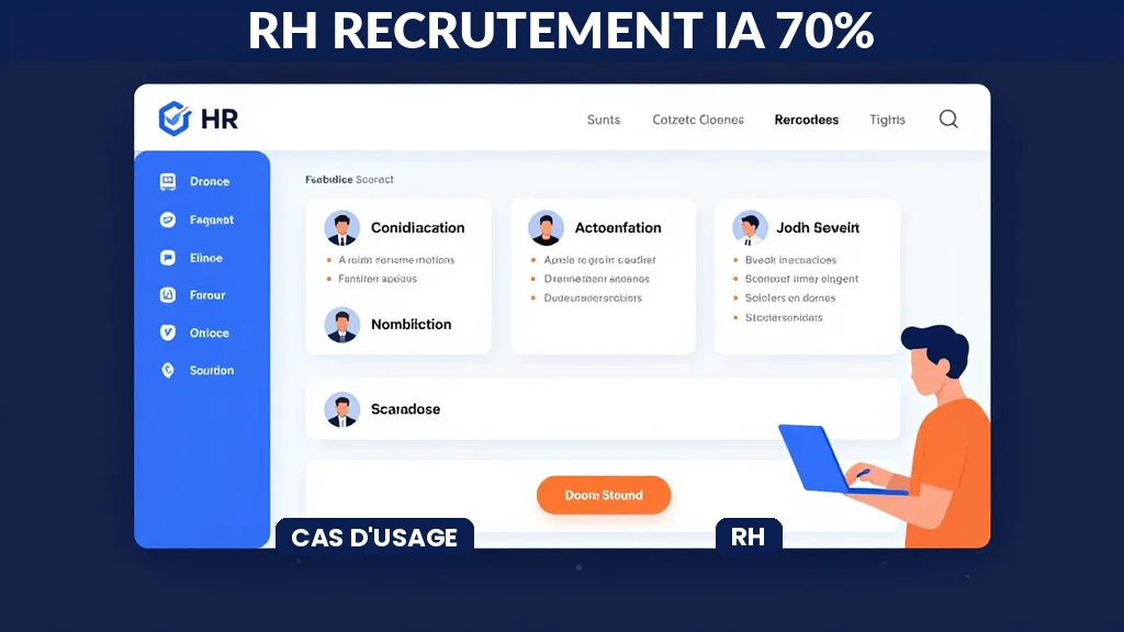 Pipeline recrutement IA avec screening candidats et réduction délais