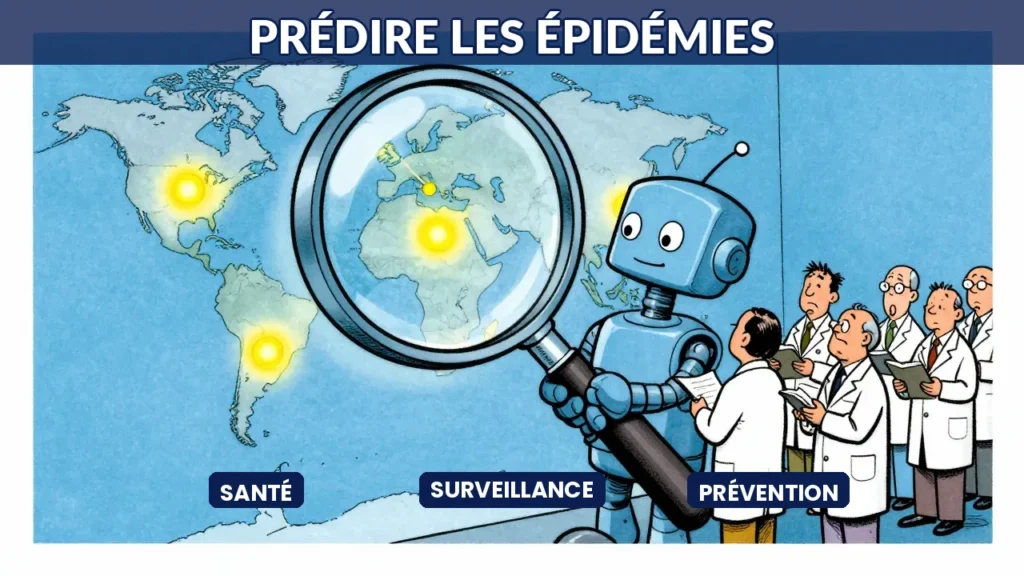 Intelligence artificielle prédisant et prévenant les épidémies grâce à la surveillance sanitaire