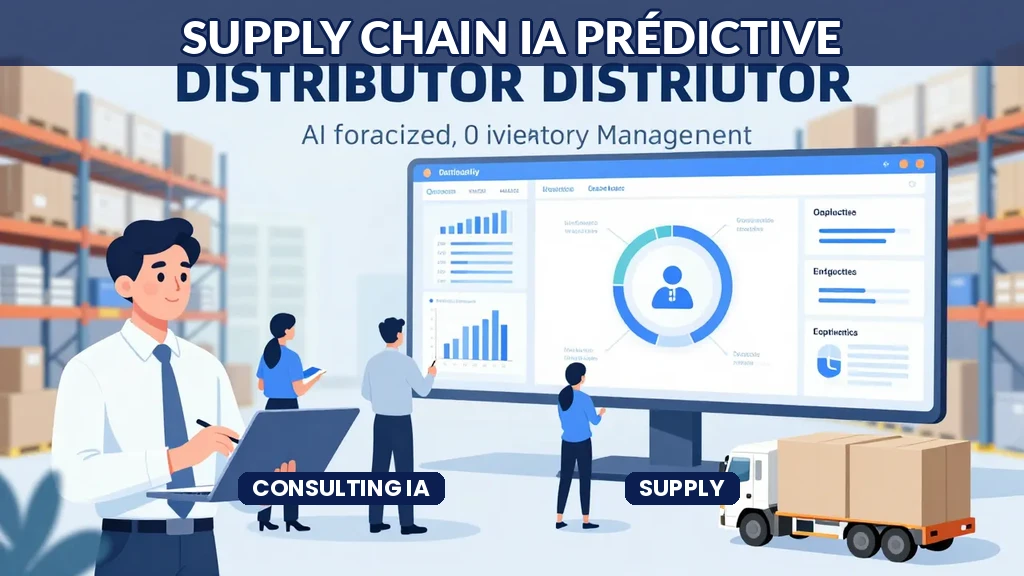 Supply chain distributeur avec prévisions IA et gestion stocks optimisée