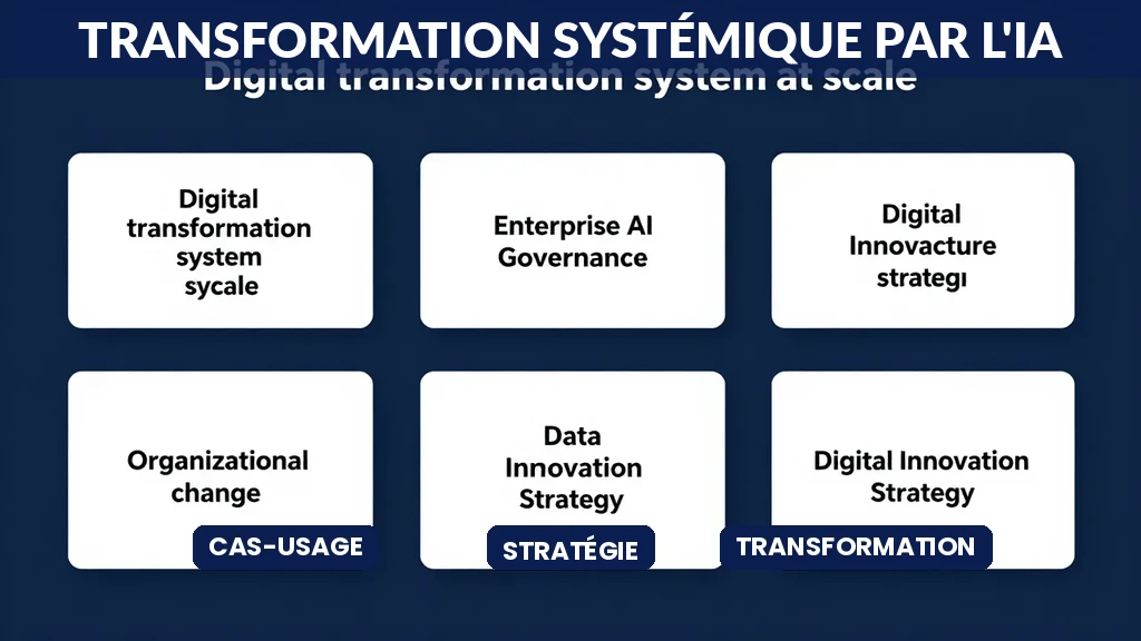 Transformation numérique et systémique par l'intelligence artificielle dans l'entreprise
