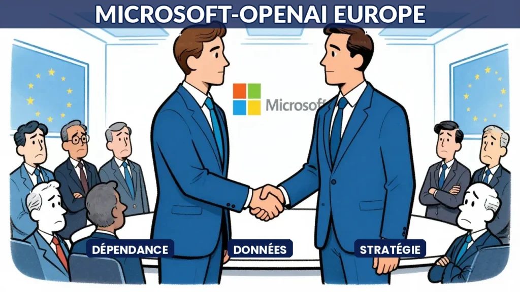 Microsoft-OpenAI 2026 : stratégie de verrouillage technologique et impact pour l'Europe