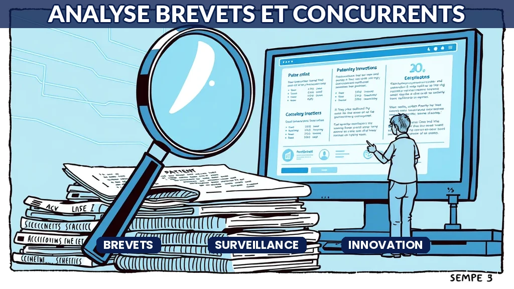 ** Analyse automatisée de brevets par intelligence artificielle pour surveiller l'innovation des concurrents