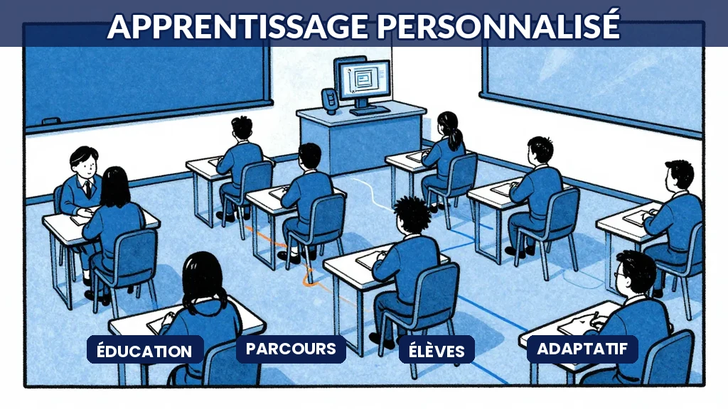 Apprentissage personnalisé par intelligence artificielle adaptant le parcours de chaque étudiant