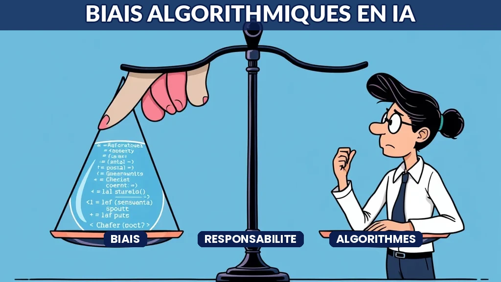 ** Consultant IA analysant les biais algorithmiques dans un modèle prédictif pour protéger ses clients des risques discriminatoires