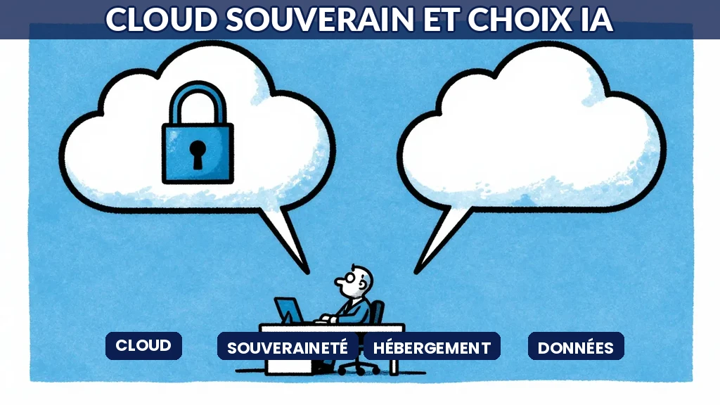 Choix stratégique entre cloud souverain et fournisseurs étrangers pour héberger données et modèles IA