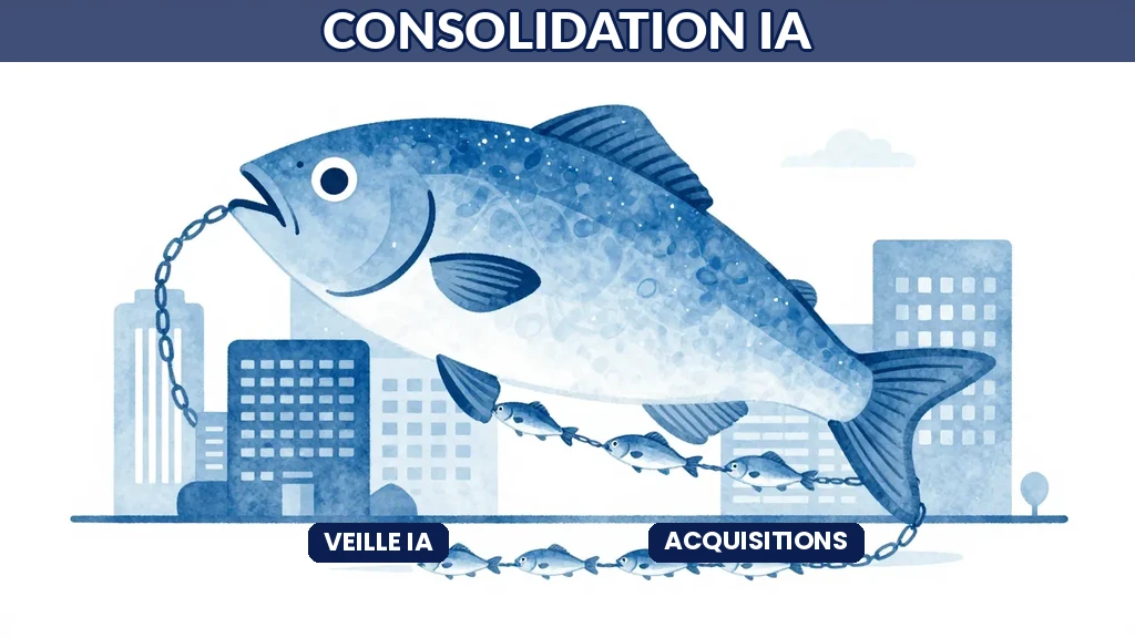 Entreprises IA fusionnant consolidation secteur acquisitions stratégiques