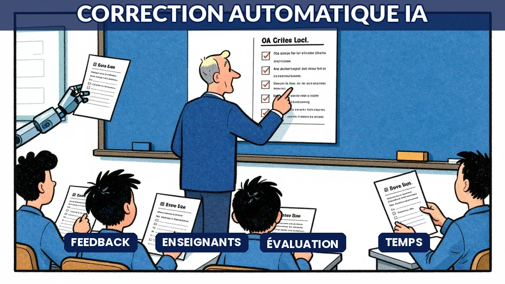 Correction et feedback automatiques par intelligence artificielle libérant du temps aux enseignants