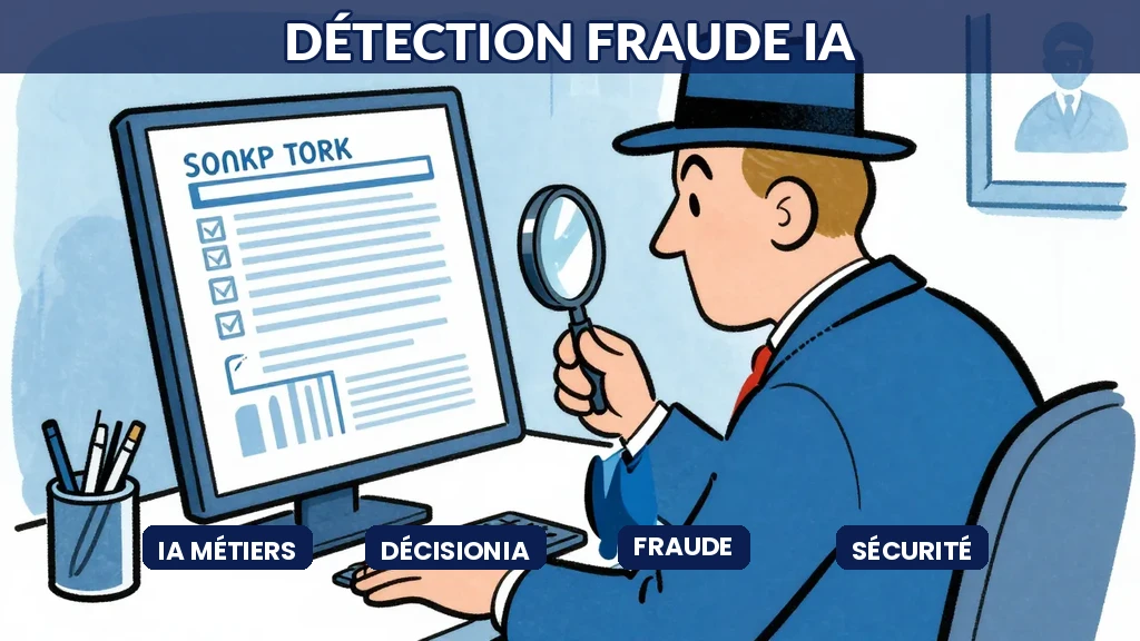 AI detective examining suspicious financial transactions