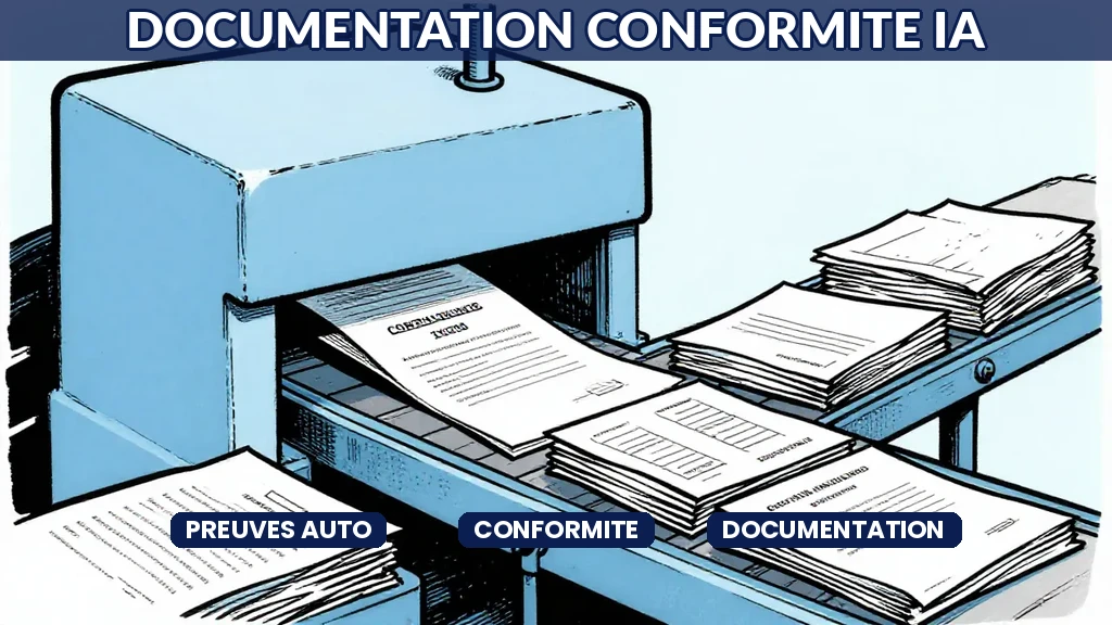 Système IA générant automatiquement des preuves de conformité documentaire pour une entreprise