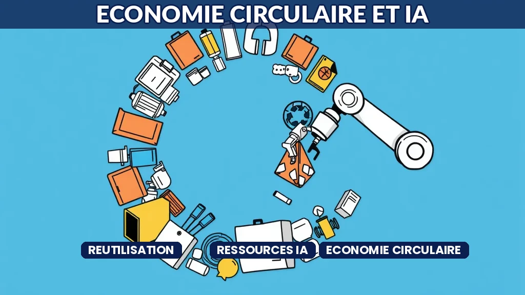 Intelligence artificielle économie circulaire réutilisation ressources optimisation industrielle durable