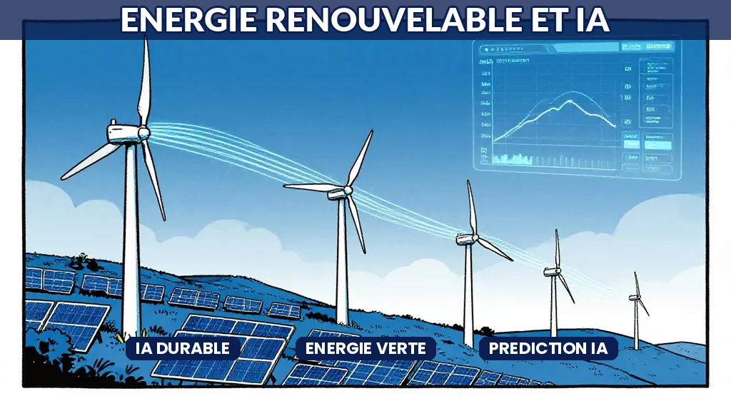 Panneaux solaires et éoliennes pilotés par intelligence artificielle pour optimiser la production énergétique renouvelable