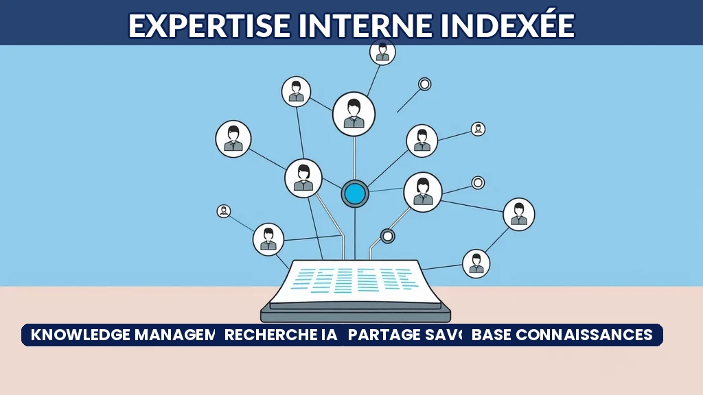 Plateforme IA de partage des connaissances indexant l'expertise interne d'une entreprise