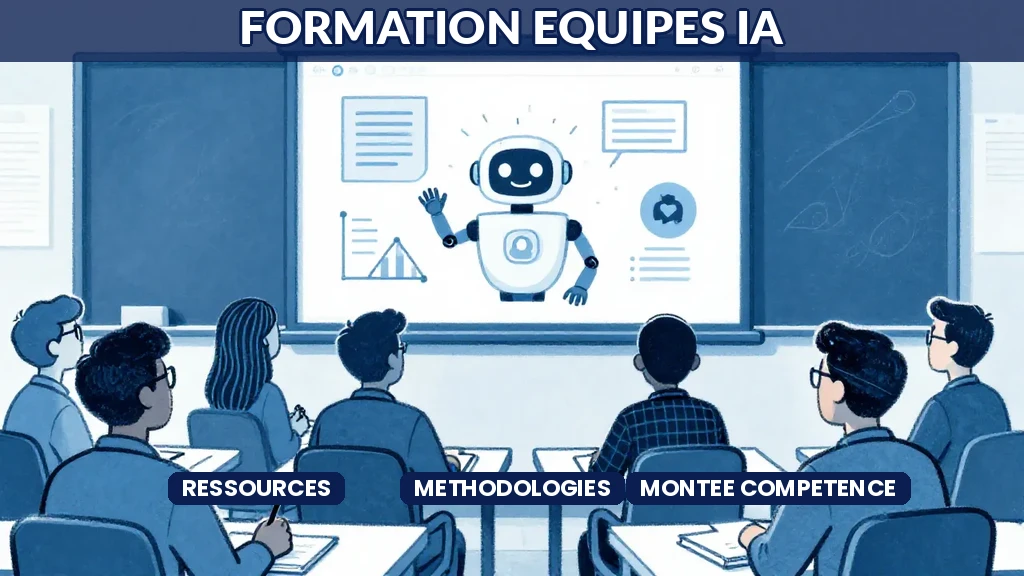 Formation des équipes à lintelligence artificielle avec ressources pédagogiques et méthodologies dapprentissage adaptées