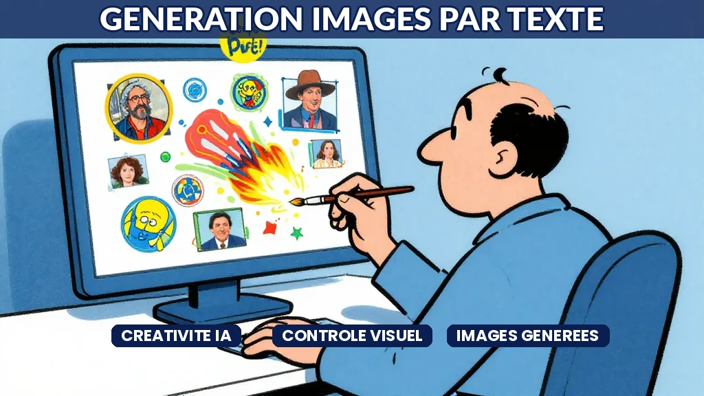 Visuel généré par intelligence artificielle à partir dun prompt textuel pour un usage professionnel en entreprise