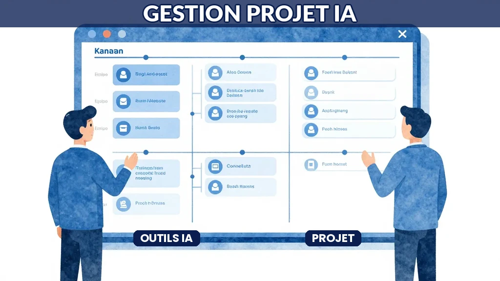 Chef projet kanban IA tâches auto-organisées timeline intelligente