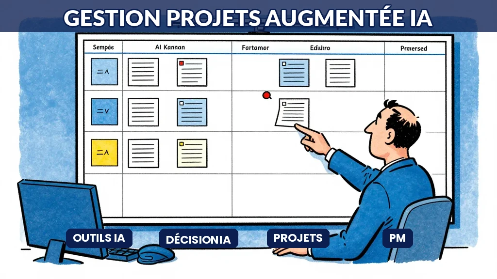 Project manager AI Kanban board agile office