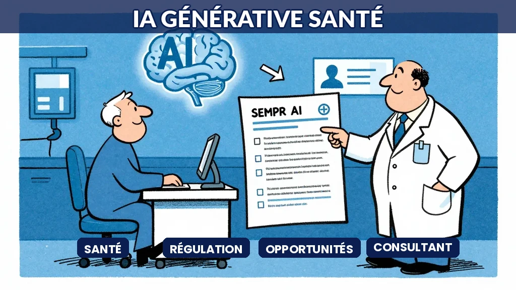 Opportunités et régulations de intelligence artificielle générative dans le secteur de la santé pour consultants