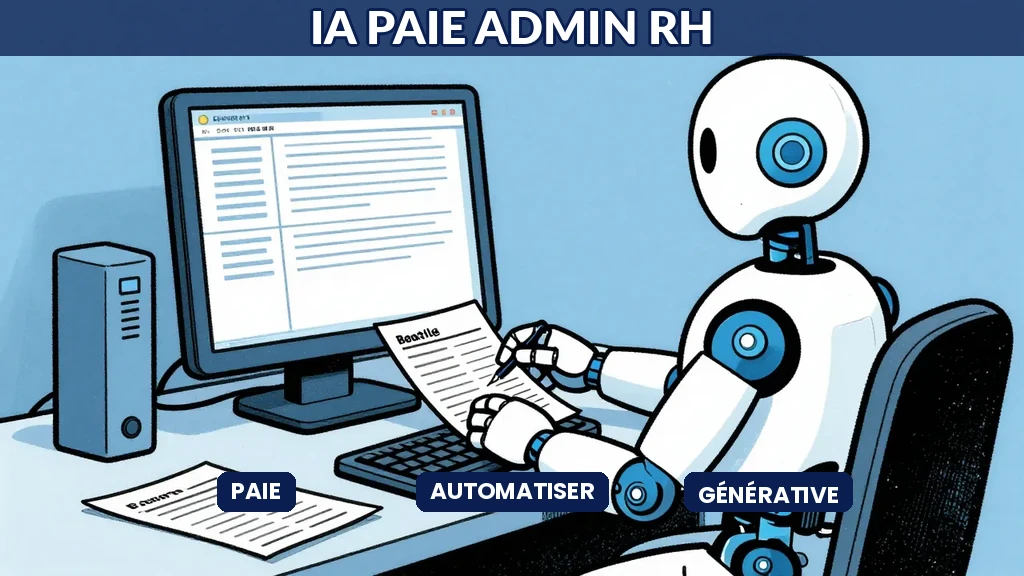 Système de traitement de paie automatisé affichant des données d'employés et des calculs de salaires