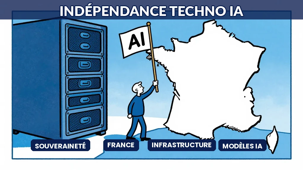 France construisant son indépendance technologique en intelligence artificielle avec infrastructures souveraines