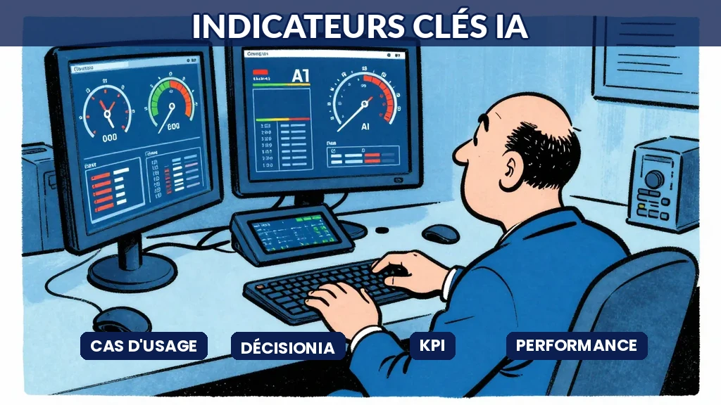 Dashboard KPI gauges AI performance health check monitoring
