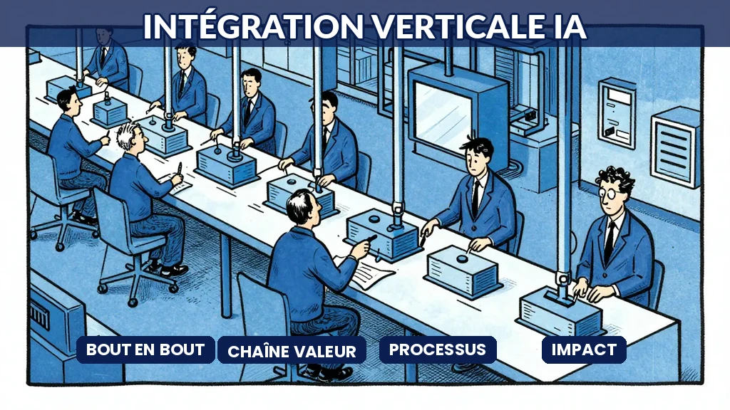 Intégration verticale de intelligence artificielle de bout en bout dans toute la chaîne de valeur