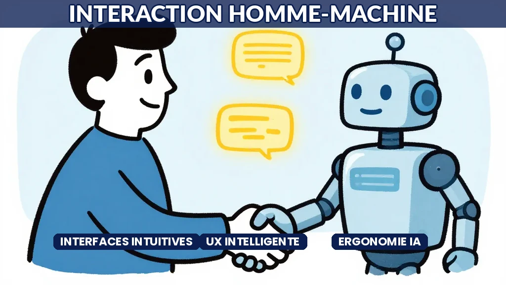 Utilisateur interagissant avec une interface intuitive pilotee par intelligence artificielle combinant voix geste et regard