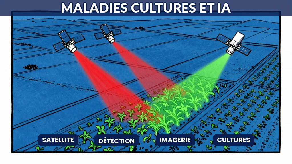 Détection des maladies des cultures par imagerie satellite et intelligence artificielle