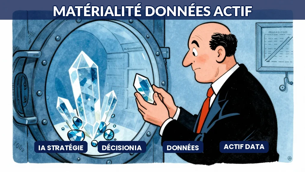 Audit de données en entreprise avec visualisation de la qualité et de la richesse des actifs informationnels