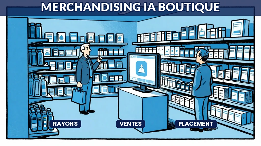 Boutique utilisant l'IA pour optimiser l'arrangement des produits et augmenter les ventes