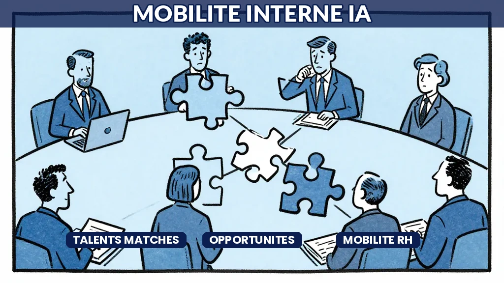Interface algorithmique de matching entre profils collaborateurs et postes ouverts en mobilité interne assistée par IA